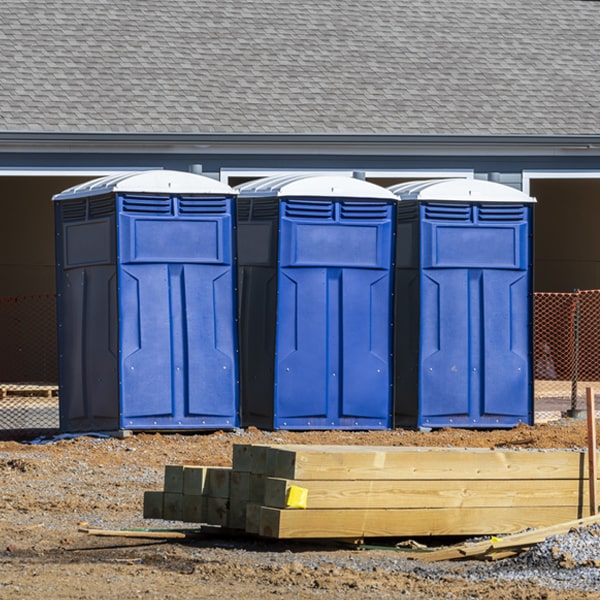 do you offer hand sanitizer dispensers inside the portable toilets in Greig New York